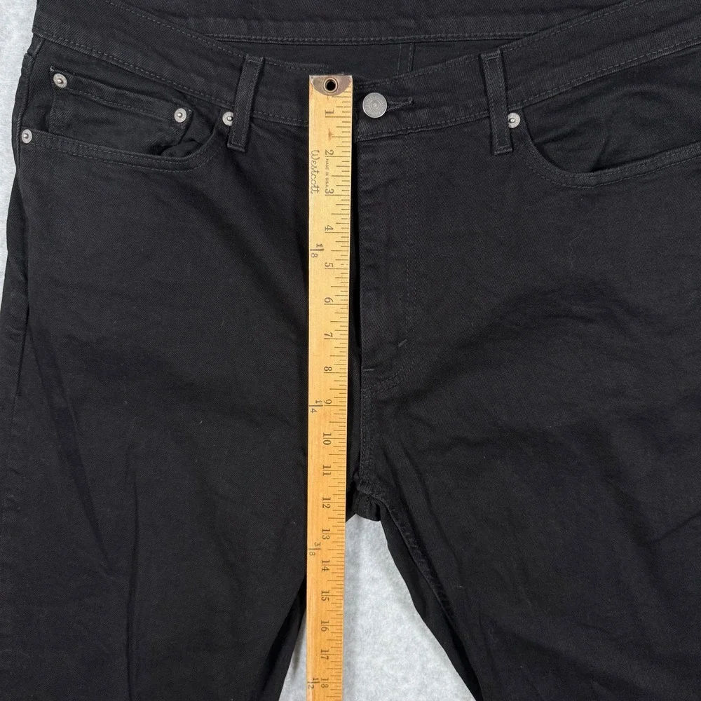 Levis 541 Athletic Taper Mens Black Denim Jeans 38x30 (Fits 38x27)
